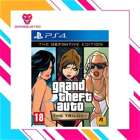 Ps4 Grand Theft Auto The Trilogy Definitive Edition R2 Eng Chi