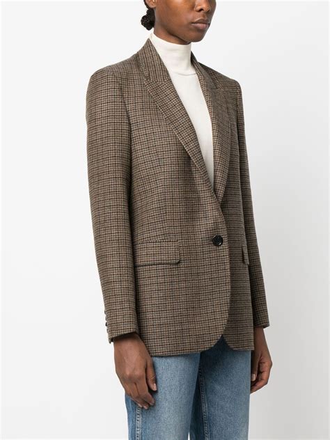 Fortela Bella Textured Wool Blazer Farfetch