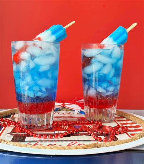 Bomb Pop Cocktail The Ultimate Red White And Blue Party Drink