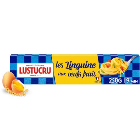 P Tes Linguine Aux Ufs Frais Lustucru La Boite De G Prix Carrefour