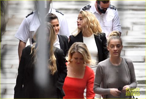 Amber Heard Leaves High Court With Her Team As Johnny Depps Libel Case