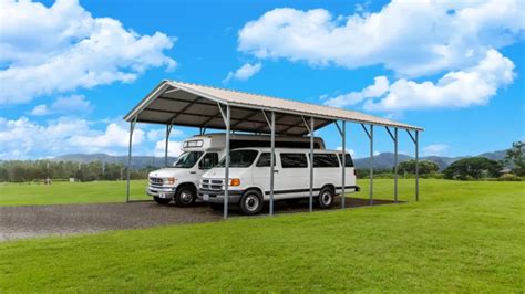 Vertical Roof Metal Carports X X Usa Steel Buildings Florida