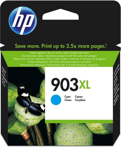 HP Cartuccia Di Inchiostro Ciano Originale Ad Alta Capacita 903XL