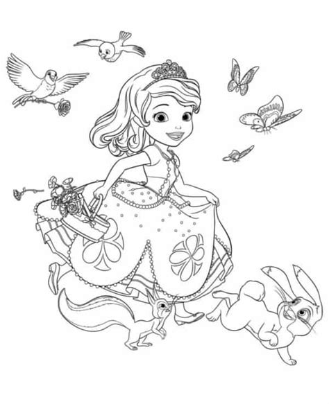 Desenhos Da Princesa Sofia Para Colorir E Imprimir