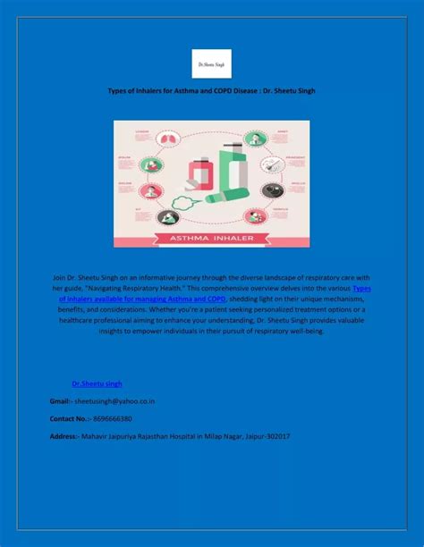 PPT - Types of Inhalers for Asthma and COPD Disease PowerPoint Presentation - ID:12983605