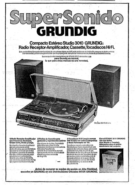 Grundig Studio 3010 Esteban Trujillo