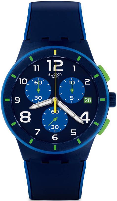 Swatch SUSN409 BLEU SUR BLEU Zegarek Net