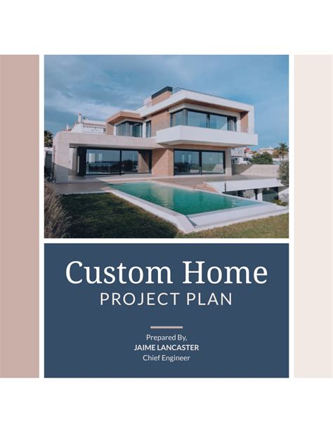 House Engineering - Project Plan Template | Visme