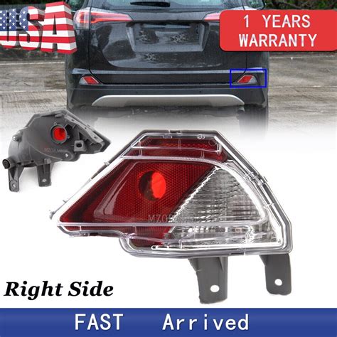 Mzorange Right Passenger Side Rear Bumper Reflector Light For Toyota