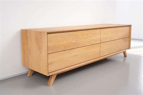 Sideboard Eiche Massiv Nach Ma Wohnsektion