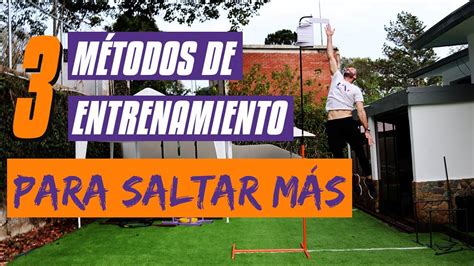 3 Formas De Entrenamiento Para Saltar Más Alto Bono Pdf Youtube