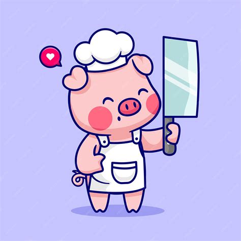 cute animal with knife 3