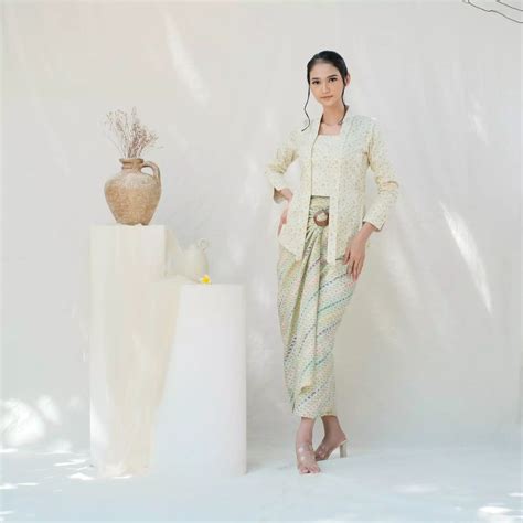 Jual Khalisa Batik Kebaya Kutu Baru Modern Bahan Katun Jepang By