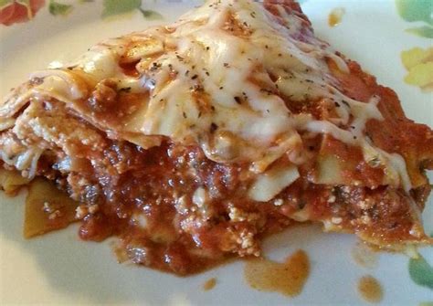 Saucy Skillet Lasagna Recipe By Pam Pammie ~ Livetoride ~♥ Cookpad