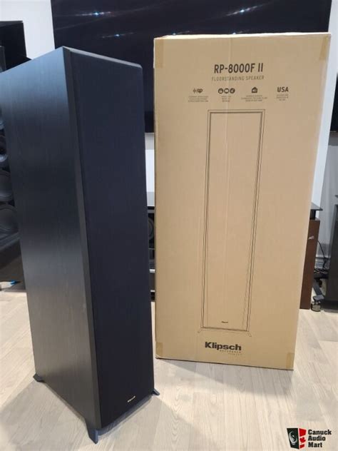 Klipsch Rp 8000fii Dual 8 Floorstanding Speakers Ebony Rp 8000f Ii Photo 4069199 Canuck