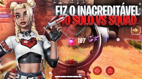 Fiz o INACREDITÁVEL Solo vs Squad Nessa PARTIDA Farlight 84 YouTube