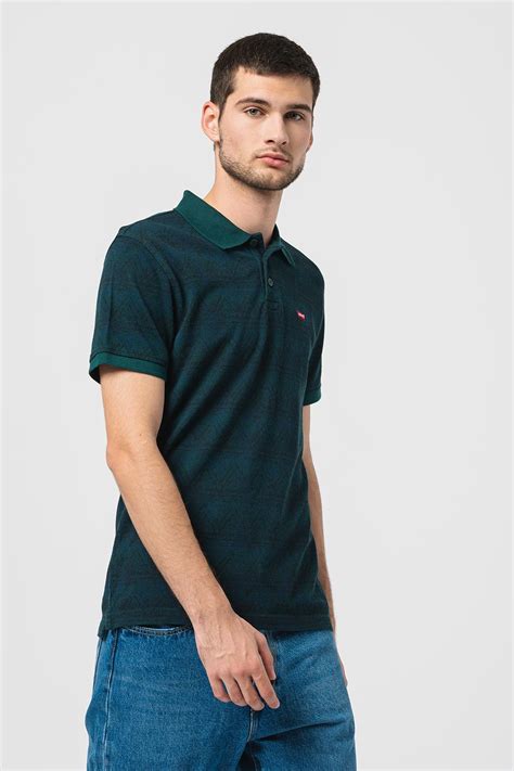 Levi S Tricou Polo Din Material Pique Cu Detaliu Logo Brodat Pe Piept