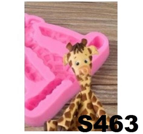 Molde De Silicone 3d Girafa Safari S463 Elo7 Produtos Especiais