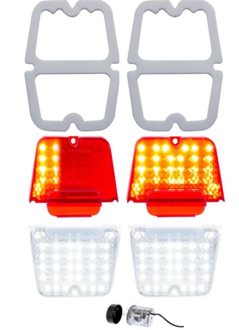 United Pacific Sequential LED Back Up And Tail Light Set For 1962 1964 Nova