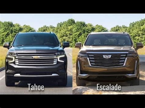 2021 Chevrolet Tahoe vs Cadillac Escalade : r/Chevrolet