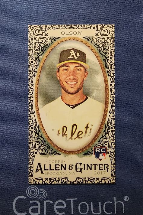 2017 Matt Olson Rookie Card Topps Allen Ginter S Mini 268