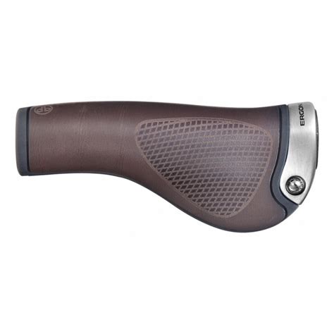 Ergon Leather Gp Handlebar Grips Brown