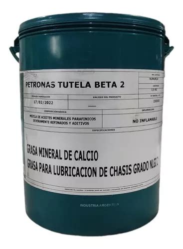 Grasa Mineral Calcio P Chasis Nlgi 2 Beta 2 Petronas Tutela