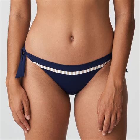 PrimaDonna Swim OCEAN MOOD Water Blue Bikini Hüftslip mit Schnüren