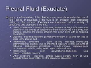 Pleural fluid examination | PPT