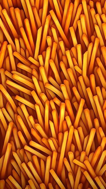 Premium Photo French Fries Texture Pattern