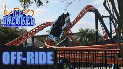 Ice Breaker Off Ride Footage SeaWorld Orlando Premier Rides Launch