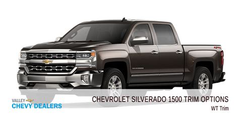 All 2018 Chevrolet Silverado 1500 Trim Levels Compared Valley Chevy