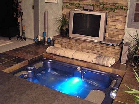 Love This Idea Hot Tub Room Indoor Hot Tub Custom Hot Tubs