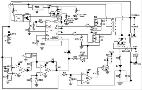 1000w Inverter Schematic Circuit Diagram