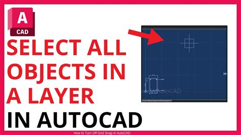 How To Select All Objects In A Layer In AutoCAD QUICK EASY YouTube