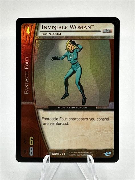 2004 Vs System Marvel Invisible Woman Mor 051 Holo Foil Unplayed