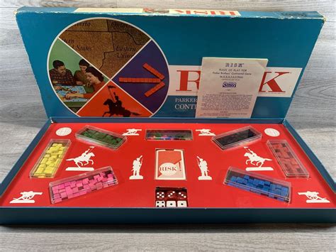 Vintage Parker Brothers Risk Continental Board Game 1968 100 Complete Wood Pcs Ebay