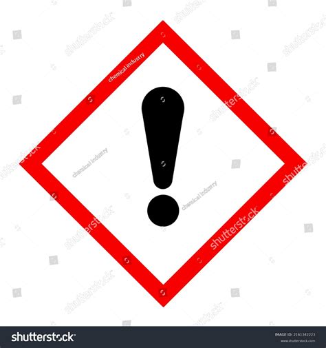 Exclamation Mark Symbol Used Warn Hazards Stock Illustration 2161342223