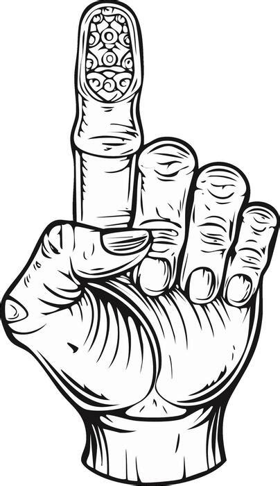 Rude Finger Vector Art, Icons, and Graphics for Free Download