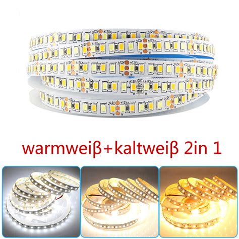 12V LED Streifen Stripe SMD 2835 5050 Warmweiss Kaltweiss WW CW CCT