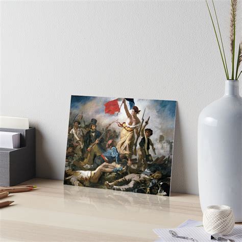 "Liberty Leading the People by Eugène Delacroix (1830)" Art Board Print ...