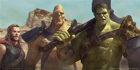 Artstation Hulk Thor And Korg