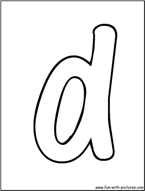 Bubble Letters Lowercase D