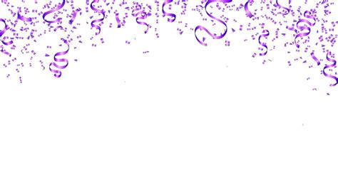 Purple confetti falling celebration, event, birthday, party background ...