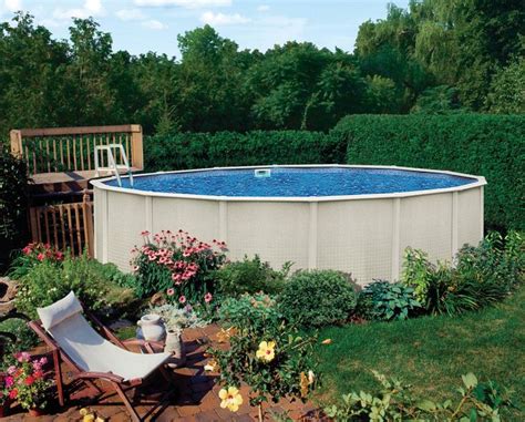 40 Uniquely Awesome Above Ground Pools With Decks Above Ground Pool Landscaping Above Ground