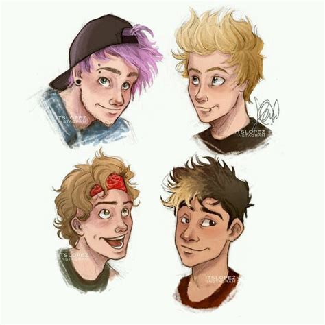 My Fav Dorks 5sos Drawing 5sos Fan Art Art Sketches Art Drawings