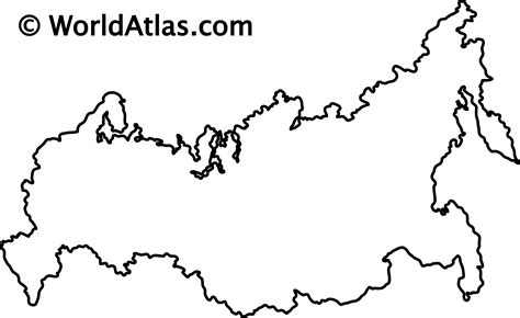 Outline Map Of Russia Printable - Printable Word Searches