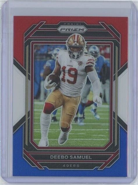 DEEBO SAMUEL 2022 Panini Prizm Red White Blue 265 49ers EBay