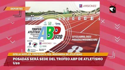 Posadas será sede del Trofeo ABP de Atletismo U20 MisionesOnline