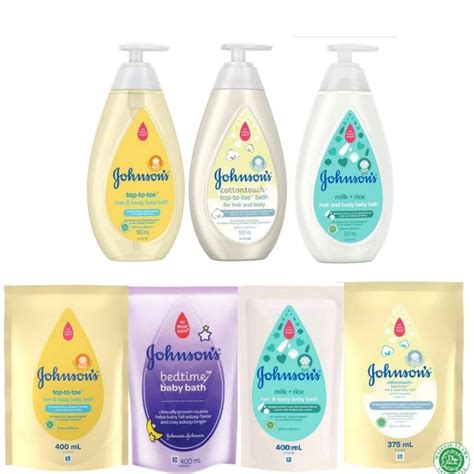 Jual Johnsons Cotton Touch Milk Rice Top To Toe Hair And Body Baby